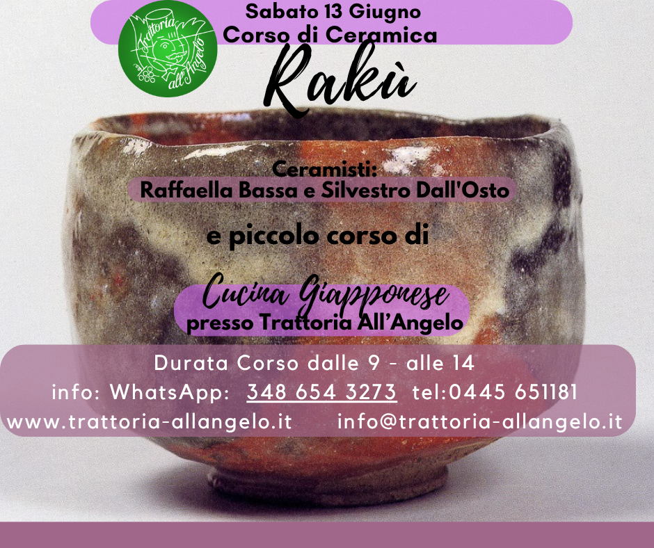 Corso di Ceramica Rakù e Cucina Giapponese